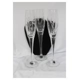 Lot of 3 Stem Glass