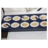 Ten Statehood Quarter Dollars