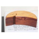 Signed Paul Yacoe Bird's Eye Maple Puzzle Box