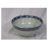 A Rice Pattern Chinese Bowl