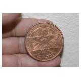 One Ounce Copper Round
