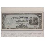1944 Philippines 10 Peso Note