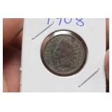 1908 Indian Head Cent