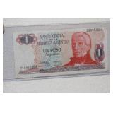 Argentina 1 Peso Bank Note