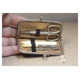 Old Leather Miniature Manicure Set