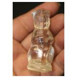 Small Glass Dog