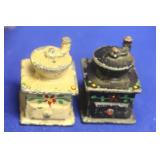 Pair of Coffee Grinder Form Salt and Pepper Shaker