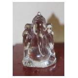Marked Steuben Crystal Elephant