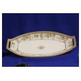 A Nippon Porcelain Two Handles Tray