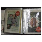 Coca Cola Cut Out in Binder