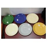 Lot Of 6 Fiesta Saucers