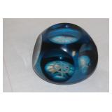 Nautical Theme Art Glass Paperweight