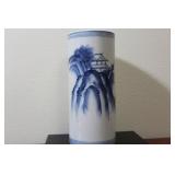 A Chinese Blue and White Brush Pot