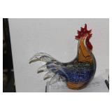 Art Glass Rooster