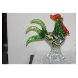 Art Glass Rooster