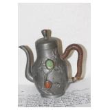 Antique Chinese Jade Insert Teapot