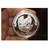 Silverplate Independence Coin