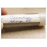 Roll of Canada King George VI One Cent