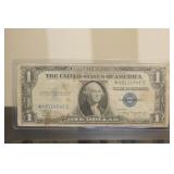 1935 Blue Seal One Dollar Note