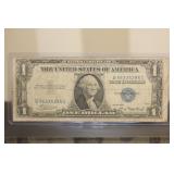1935 Blue Seal One Dollar Note