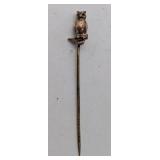 Gold Filled Owl Stick Pin