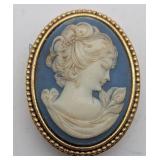 Estee Lauder Blue Cameo Makeup Box