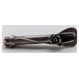 Sterling Silver Flower Vase Brooch