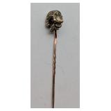 French Edwardian Gold Filled Head Stick Pin