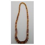 Baltic Amber Graduated Square Necklace