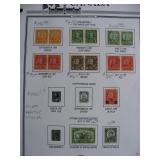 Canada stamps KGV M coil pairs partly stuck CV$430