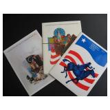 USA stamps annual souvenir collections 73 75 76