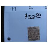 Great Britain QV stamp Sc 99 used