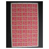Canada stamps sports MNH sheet 50 Sc 644-7