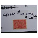Canada stamp Jubilee 3c Sc 53 MNH but faults