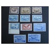Canada stamps 11 airmails MH/MNH mixed condition