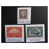 Canada stamps Sc 143-5 M partly stuck down CV$43