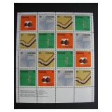 Canada earth sciences stamps SS 16 MNH