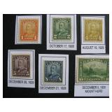 Canada stamps scroll mint part stuck down CV$105