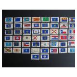 USA stamps state flags set U Sc 1633-82 mixed cond