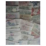 Canada stamps old used stock est 750-1000