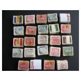 Canada stamps 2400 used in 20 bundles of 100