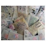 USA stamps stock, few 100 here