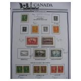 Canada stamps KGV set M partly stuck CV$278
