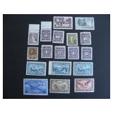 Canada stamps 18 different BOB MH/MNH mixed cond