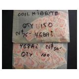 Canada hibrite coil stamps 468Ai U x250 CV$125