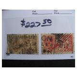 Great Britain stamps Sc 179-80 used