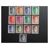 WWII occupation stamps mint no gum