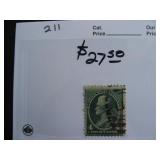 USA stamp Sc 211 used