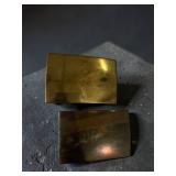 Brass Belt Buckle Lot of 2
