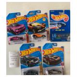 Hot Wheels Die Cast Cars 1920 Dodge Charger Hellcat, an Anaru GTC, Sol-Aire CX4